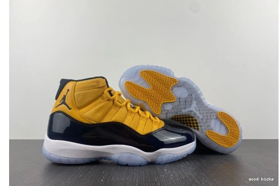 Jordan Air yellow 11 AJ11 and black 0331